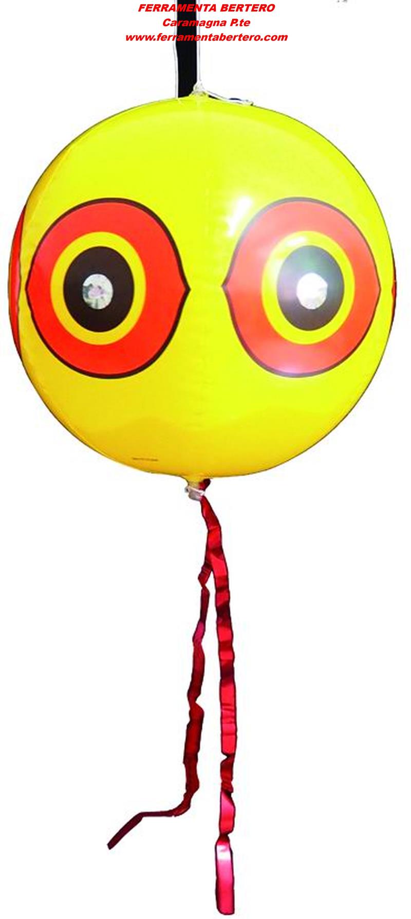 SET di 3 palloncini SPAVENTAPASSERI GONFIABILI - dissuasore per volatili